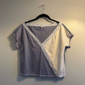 Opening Ceremony Striped V-Neck